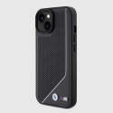 Etui BMW M Perforated Twisted Line do iPhone 13/14/15 | Oficjalny Dealer