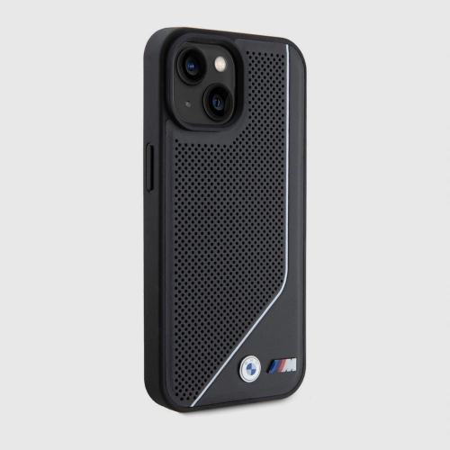 Etui BMW M Perforated Twisted Line do iPhone 13/14/15 | Oficjalny Dealer
