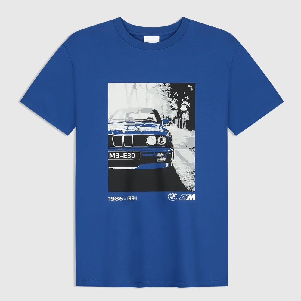 Koszulka BMW M3 E30 - Niebieska | Oficjalny Dealer