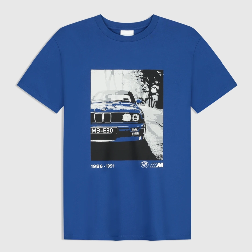 Koszulka BMW M3 E30 - Niebieska | Oficjalny Dealer