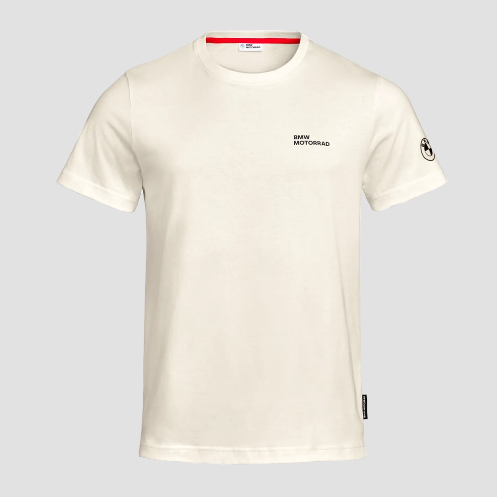 Koszulka BMW Motorrad Make Life A Ride Logo - Biała | Oficjalny Dealer