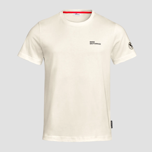 Koszulka BMW Motorrad Make Life A Ride Logo - Biała | Oficjalny Dealer