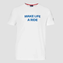 Koszulka BMW Motorrad Make Life a Ride - Biała | Oficjalny Dealer