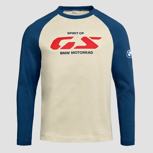 Longsleeve BMW Motorrad GS - Niebiesko-piaskowy | Oficjalny Dealer
