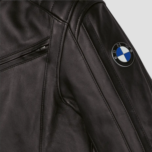 Męska kurtka BMW Schwabing czarna – skórzana kurtka motocyklowa