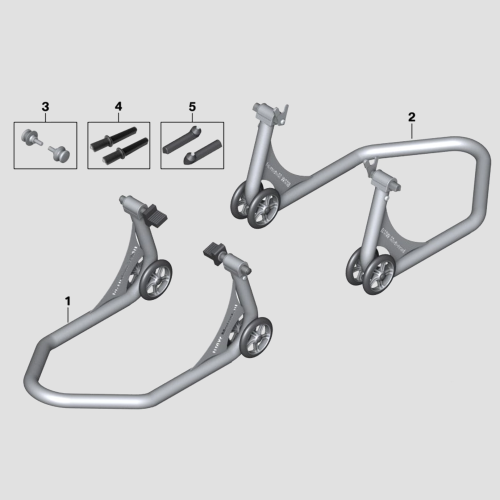 Stojak BMW Motorrad Sport 2 – przód / tył paddock stand
