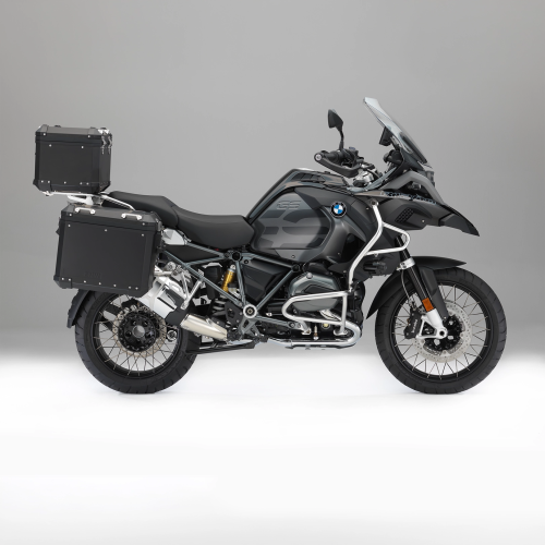 Kufer boczny BMW GS aluminiowy czarny – R 1200 GS, R 1250 GS, F 850 GS, F 900 GS