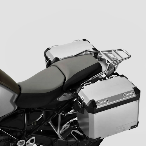 Aluminiowy srebrny kufer boczny | Oficjalny Dealer