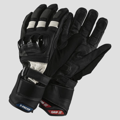 Rękawice BMW Tenda GORE-TEX 2w1 czarno-białe
