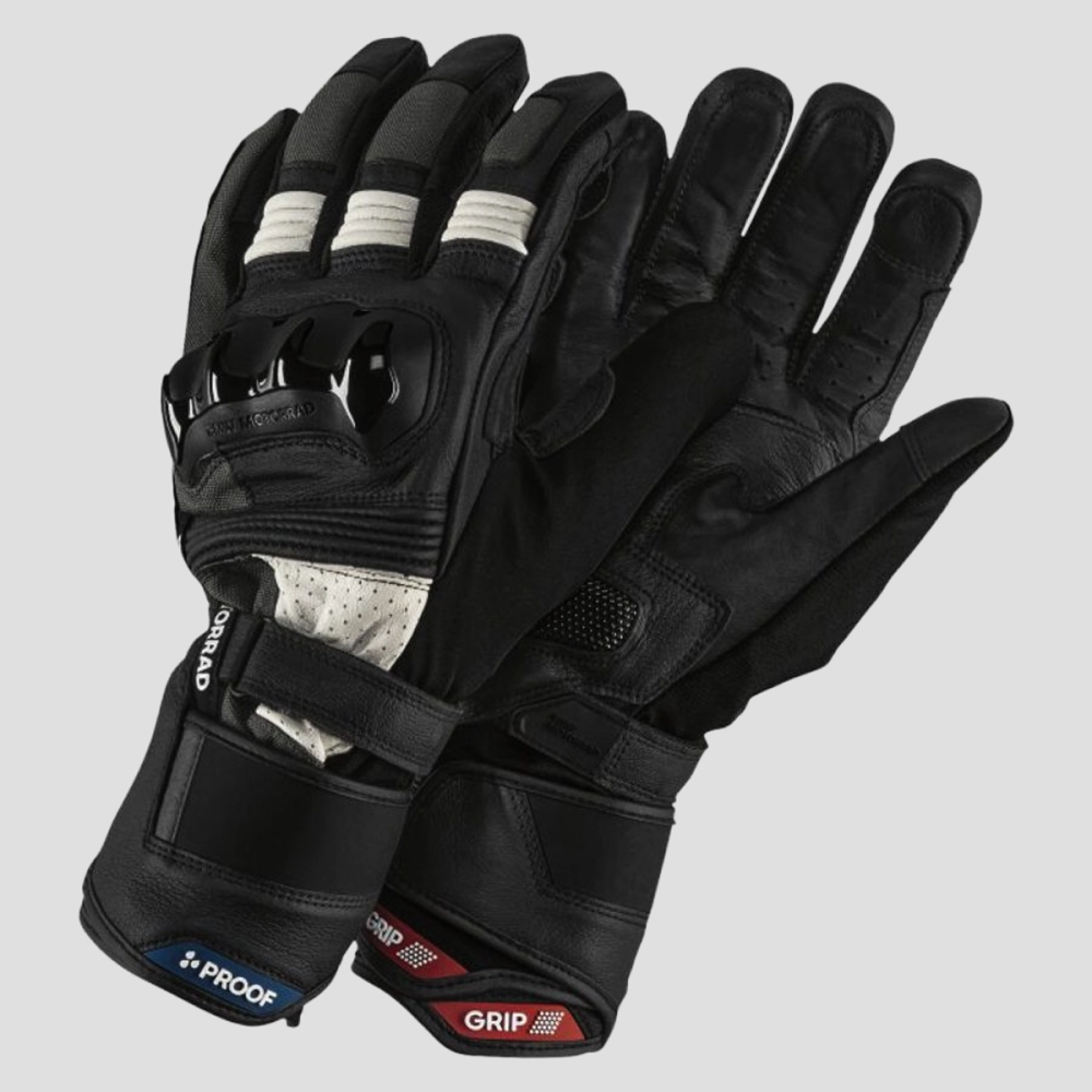 Rękawice BMW Tenda GORE-TEX 2w1 czarno-białe