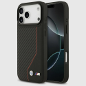 Etui BMW M Carbon Twisted Red Line MagSafe iPhone 17 Pro Max 6.9"