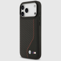 Etui BMW M Carbon Twisted Red Line MagSafe iPhone 17 Pro Max 6.9"
