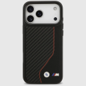 Etui BMW M Carbon Twisted Red Line MagSafe iPhone 17 Pro Max 6.9"