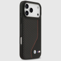 Etui BMW M Carbon Twisted Red Line MagSafe iPhone 17 Pro Max 6.9"