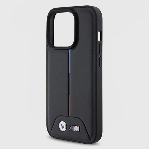 iPhone 15 Pro Etui BMW Quilted Tricolor