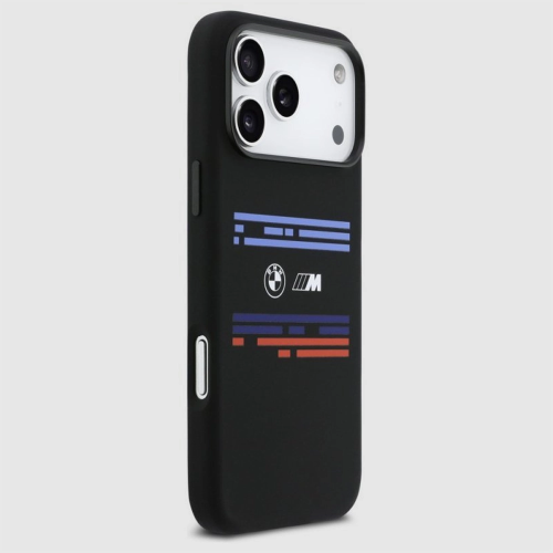 Etui BMW M Silicon Horizontal Line MagSafe iPhone 17 Pro Max