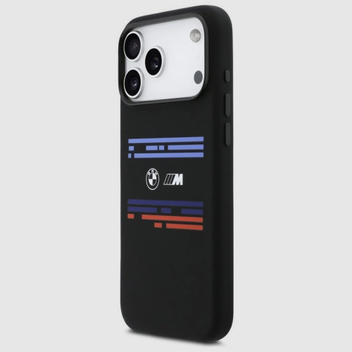 Etui BMW M Silicon Horizontal Line MagSafe iPhone 17 Pro Max