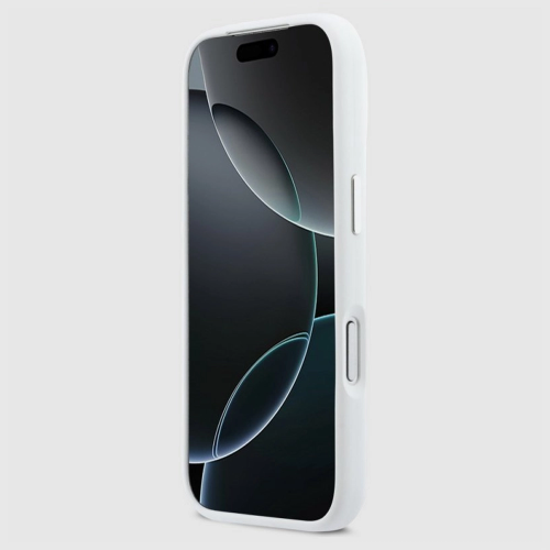 Etui BMW M Silicon Horizontal Line MagSafe iPhone 17 Pro Białe