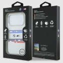 Etui BMW M Silicon Horizontal Line MagSafe iPhone 17 Pro Białe