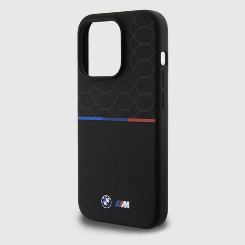 Etui BMW Silicone Pattern MagSafe iPhone 15 Pro 6.1"