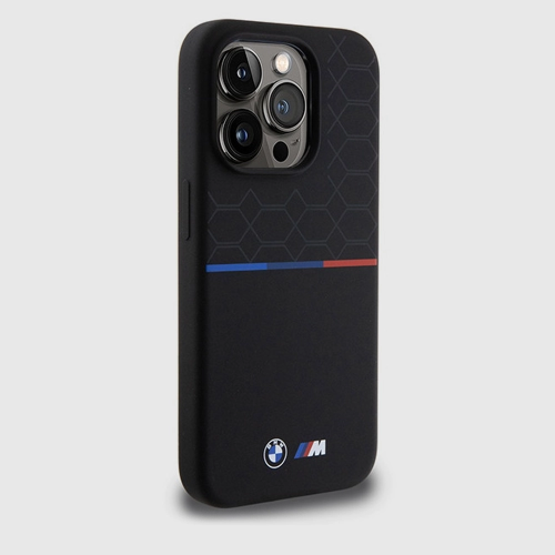 Etui BMW Silicone Pattern MagSafe iPhone 15 Pro 6.1"