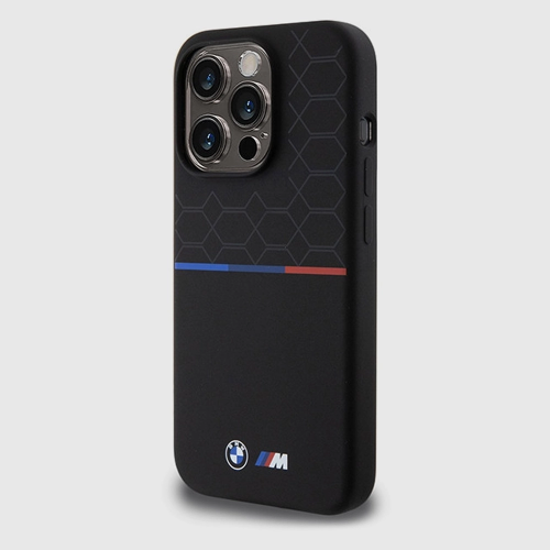 Etui BMW Silicone Pattern MagSafe iPhone 15 Pro 6.1"