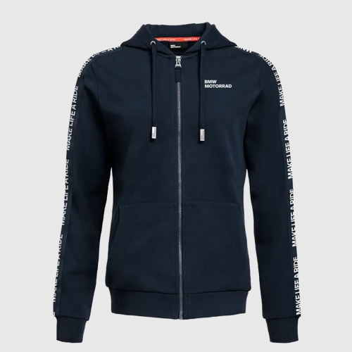 Damska bluza BMW Motorrad Make Life a Ride Night Blue | Bluza z kapturem