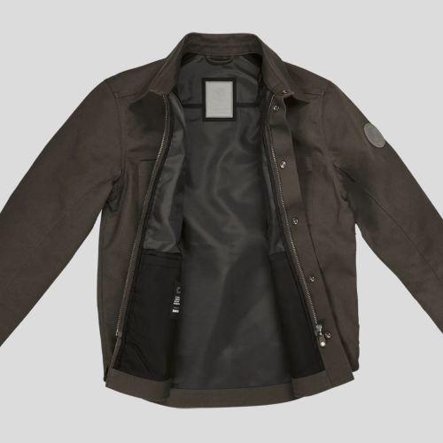 Kurtka BMW Motorrad Mitte – khaki koszulowa kurtka motocyklowa
