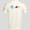Męska koszulka BMW Motorrad Motorsport – biała, M Motorsport
