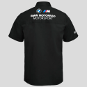 Męska koszula BMW Motorrad Motorsport Race Team – czarna, krótki rękaw