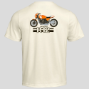 Męska koszulka BMW Motorrad R 12 S – biała, bawełna single jersey 210 g/m²