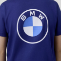 Dziecięca koszulka BMW Logo Reverse – niebieska, bawełna organiczna