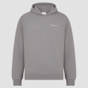 Bluza z kapturem BMW Logo Reverse – szara, bawełna organiczna 340 g/m²
