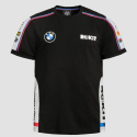 Męska koszulka ROKiT BMW Motorrad WorldSBK Team – czarna, 200 g/m²