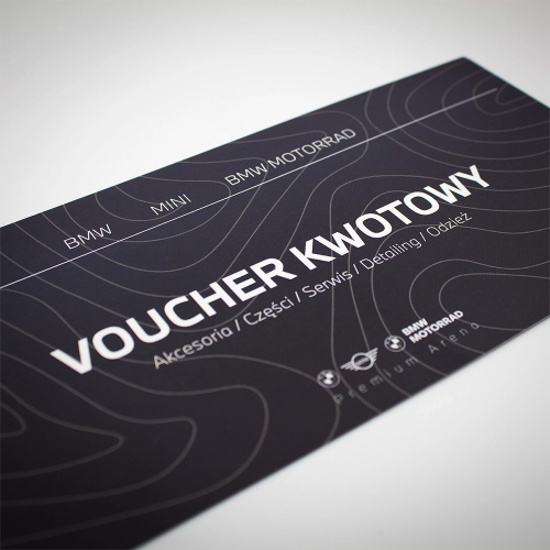 Voucher prezentowy BMW, MINI i BMW Motorrad 500–5000 zł