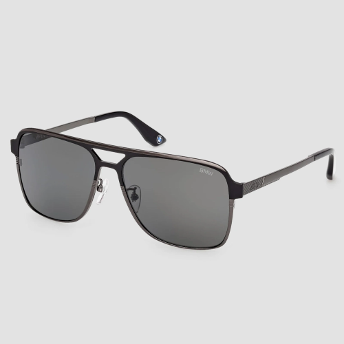 Okulary przeciwsłoneczne BMW M Pilot – tytanowe, polaryzowane Gunmetal