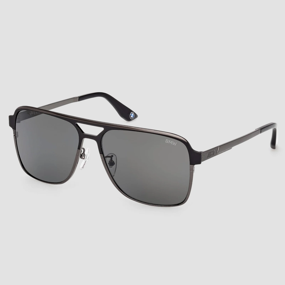Okulary przeciwsłoneczne BMW M Pilot – tytanowe, polaryzowane Gunmetal