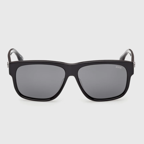 Męskie okulary przeciwsłoneczne BMW Squared Black – UV400, Low Polar