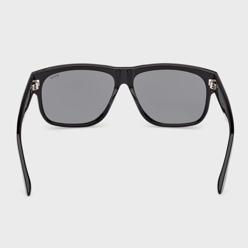 Męskie okulary przeciwsłoneczne BMW Squared Black – UV400, Low Polar