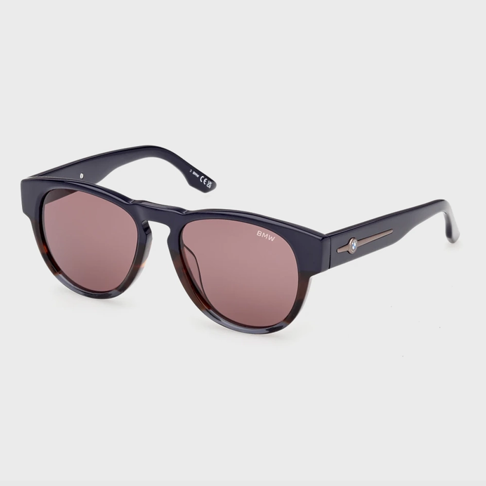 Męskie okulary przeciwsłoneczne BMW Pantos – Blue/Havana, UV400