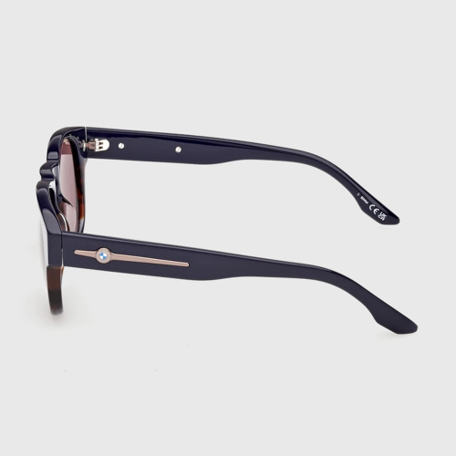 Męskie okulary przeciwsłoneczne BMW Pantos – Blue/Havana, UV400