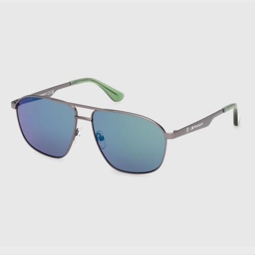 Męskie okulary przeciwsłoneczne BMW M Motorsport Pilot – Gunmetal, UV400