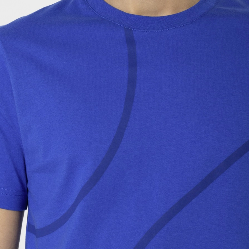 Męska koszulka MINI Outline Print – Blazing Blue, bawełniana