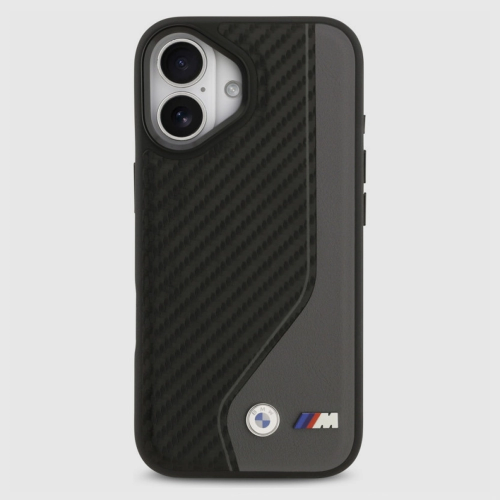Etui BMW M Carbon Logo MagSafe – iPhone 17, antracytowe