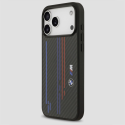Etui BMW M Kevlar Lines & Logo MagSafe – iPhone 17 Pro Max, czarne