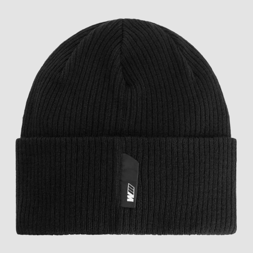 Czapka zimowa BMW M Beanie – czarna, poliester z recyklingu