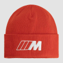 Czapka zimowa BMW M Beanie – pomarańczowa, poliester z recyklingu