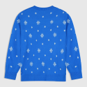 Sweter BMW M Holiday M3 E30 – niebieski, żakardowy wzór zimowy