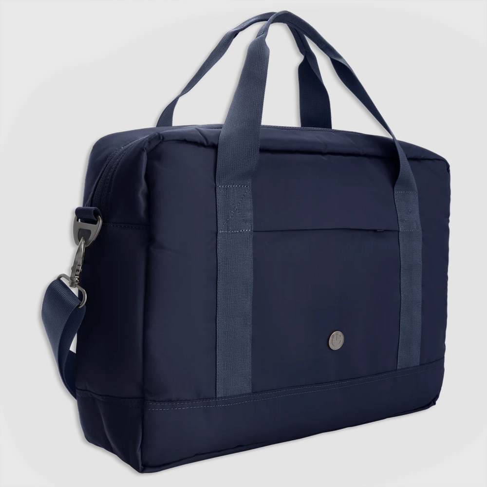 Torba na ramię BMW 18 l – niebieska, z przegrodą na laptopa