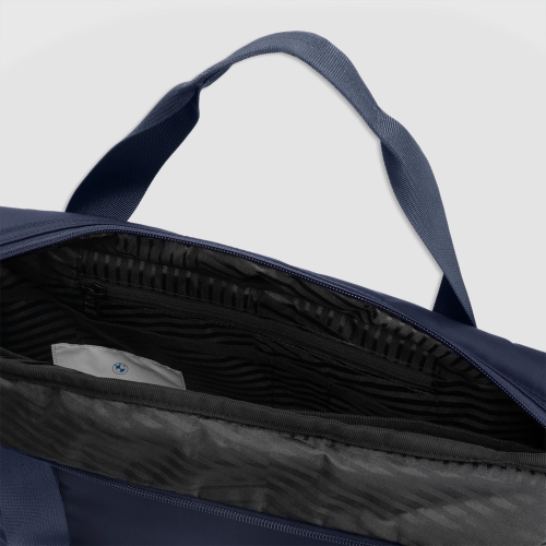 Torba na ramię BMW 18 l – niebieska, z przegrodą na laptopa